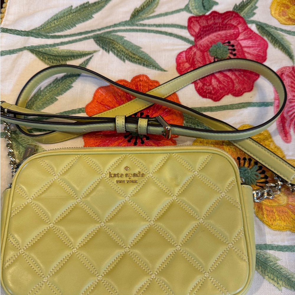 Kate Spade Lemon Quilted Crossbody Bag
